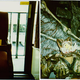 Left: Pikachu blindfolded and tied to a chair. Right: Pikachu in the mouth of GWAR props.